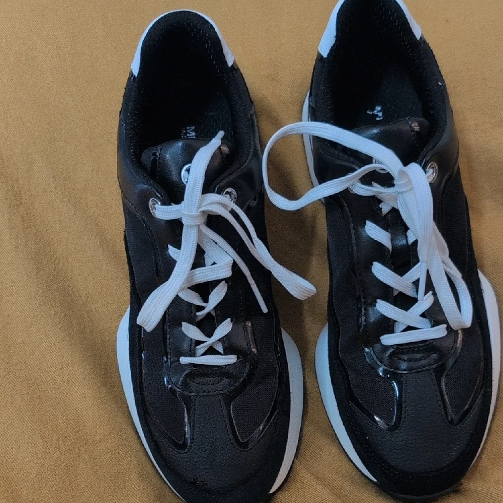Michael Kors Black and White Athletic Shoes - Picture 2 of 5